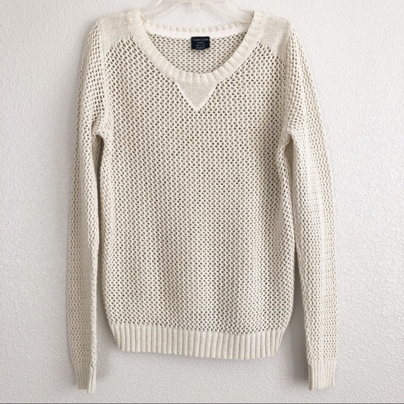 Faded Glory Sweaters - Faded Glory Fishnet Style Sweater. Sz Medium.
